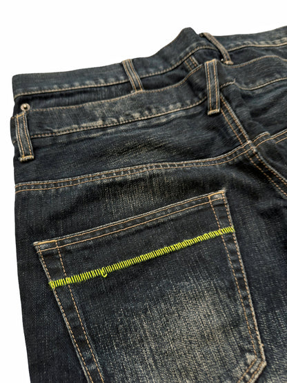 Double Waist Dark Indigo Denim