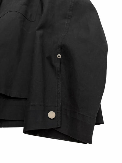 Laced Rope Paneled Work Jacket