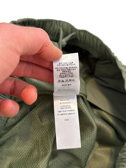 2023 Warmup Logo Zip Pants Olive