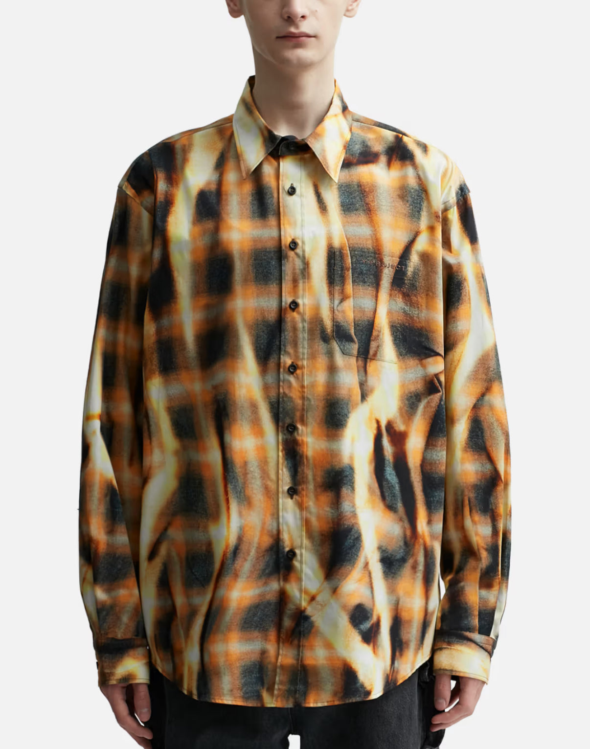 “Sun Bleached” Flame Check Shirt