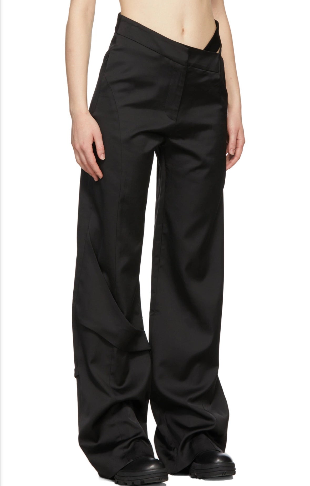 Tailored Satin Tech Trouser Pant