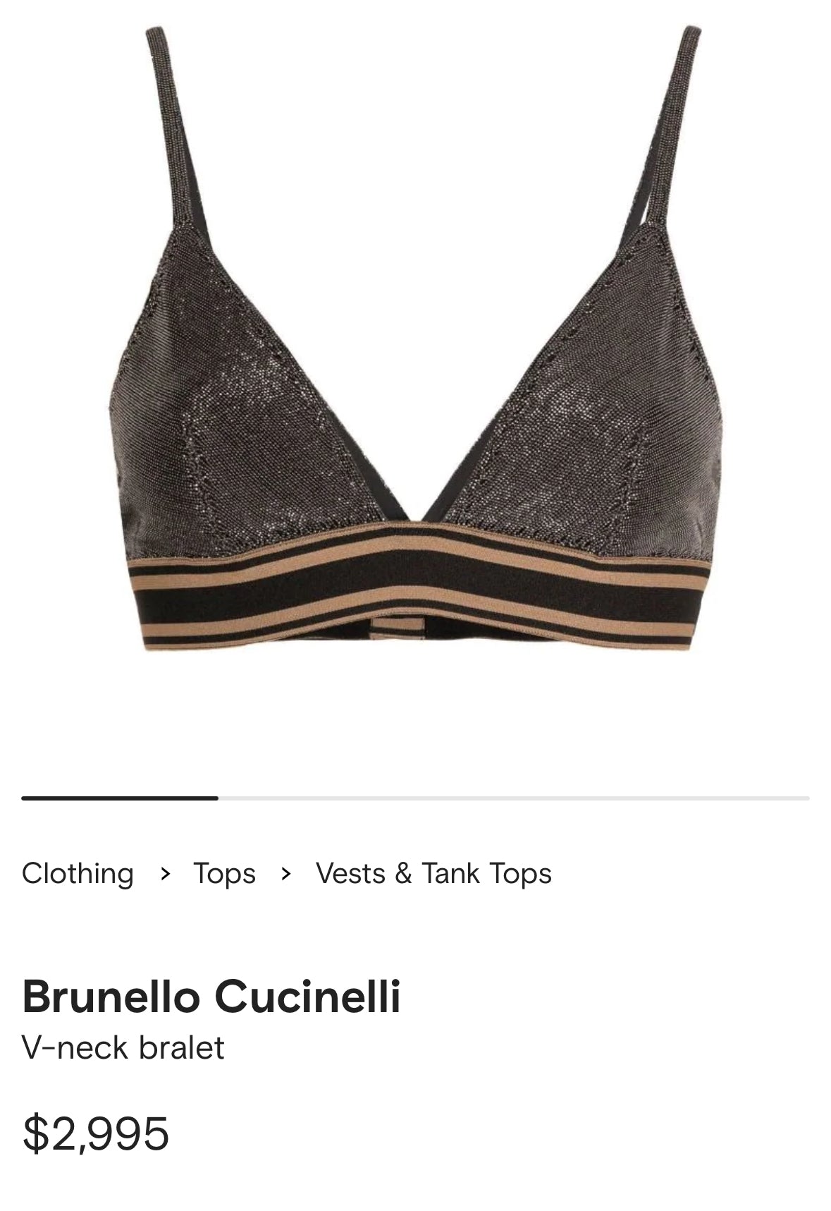 Eco-Brass Bralet