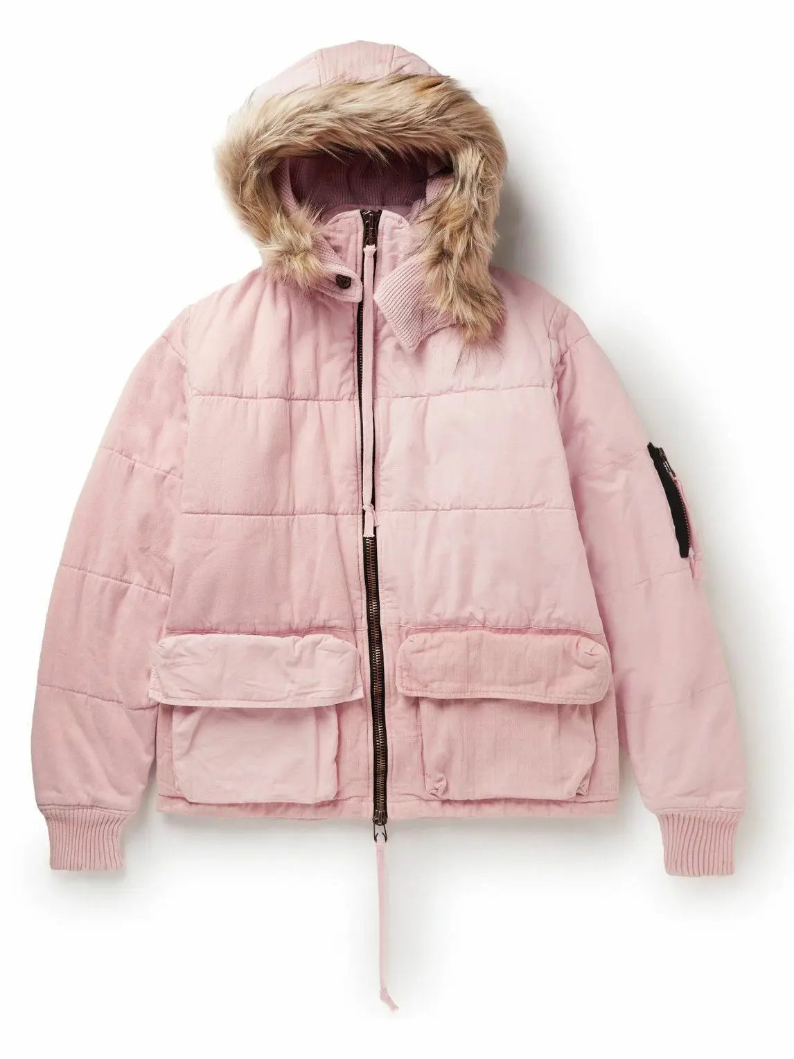 Sample Pale Pink Patchwork Padded Snorkel