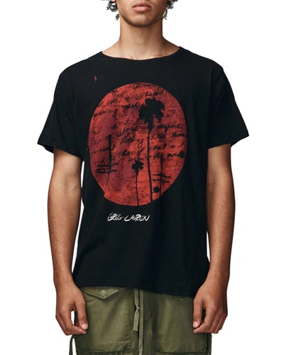 “Moon Shadows” Graphic Vintage Distressed Shirt