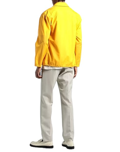 Yellow Polyamide Coach Jacket