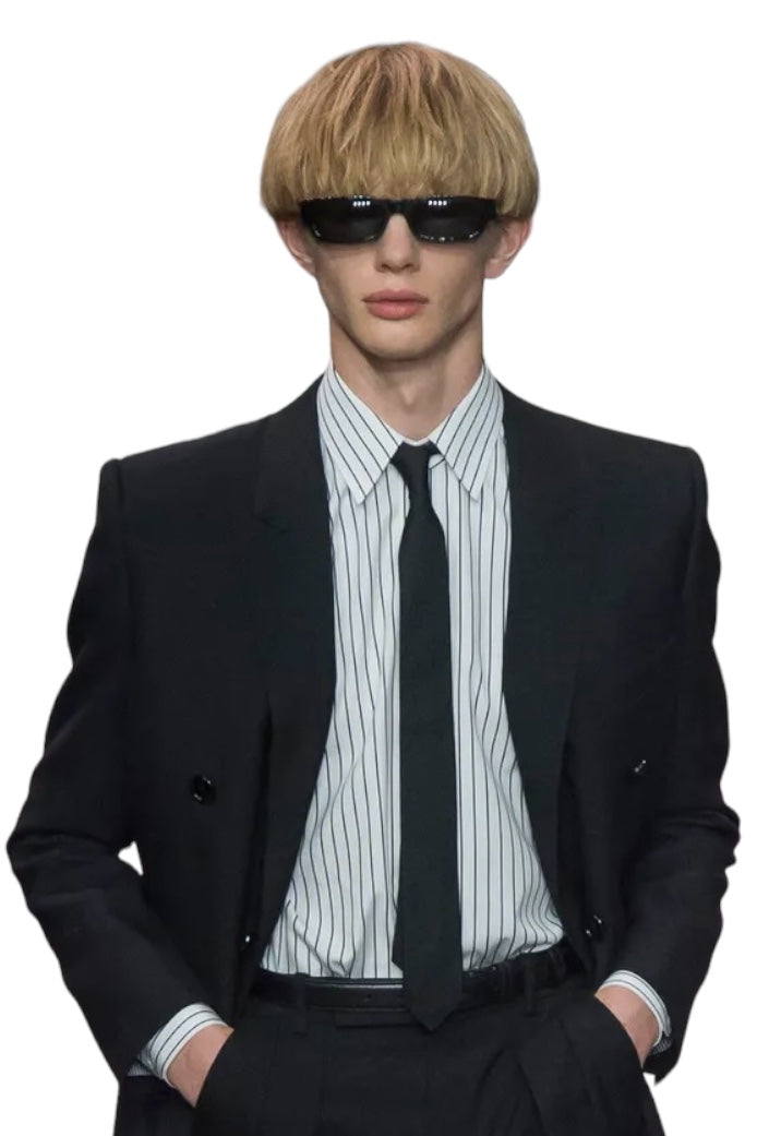 2019 Silk Thin Black Tie