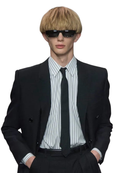 2019 Silk Thin Black Tie