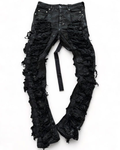 Destroyed Detroit Cut Layer Denim