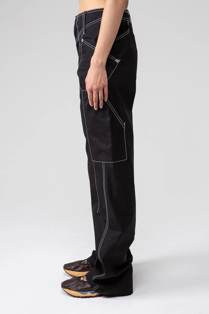 2023 Runway Black Bran Carpenter Trouser