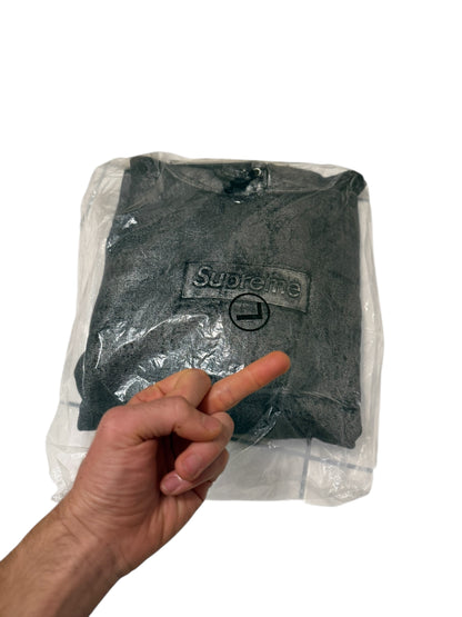 x MM6 Trompe Overprinted Box Logo Hoodie