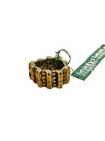 1990’s Caterpillar Jointed Steampunk Ring
