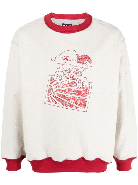 Reverse Terry Clown Crewneck