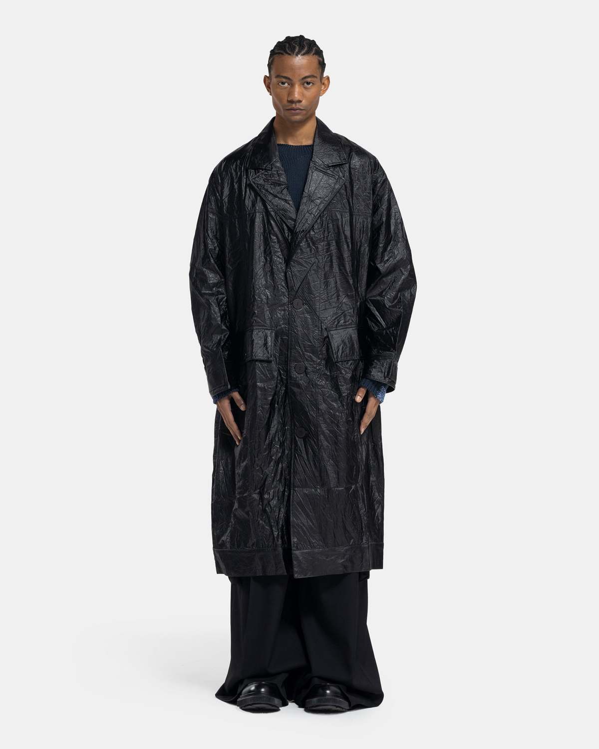 Nylon Oversized Trench