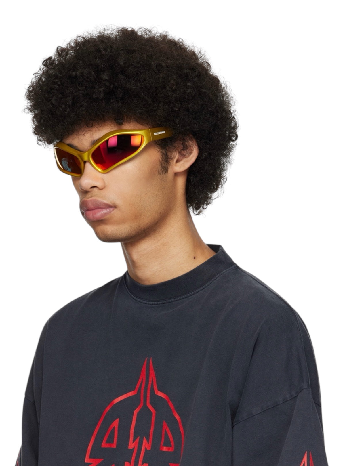 Fennec Oval XL Yellow Sunglasses