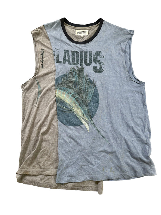 Gladius Patchwork Swordfish Tank Top