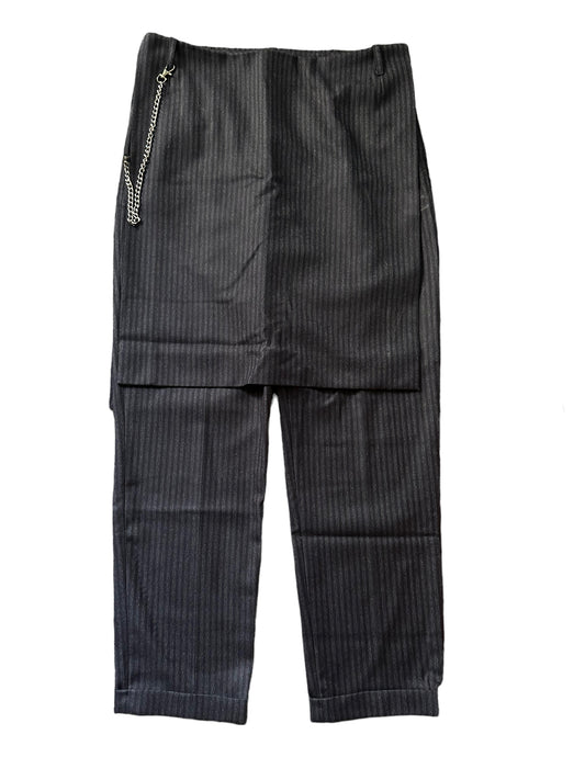 Skirted Stripe Trouser