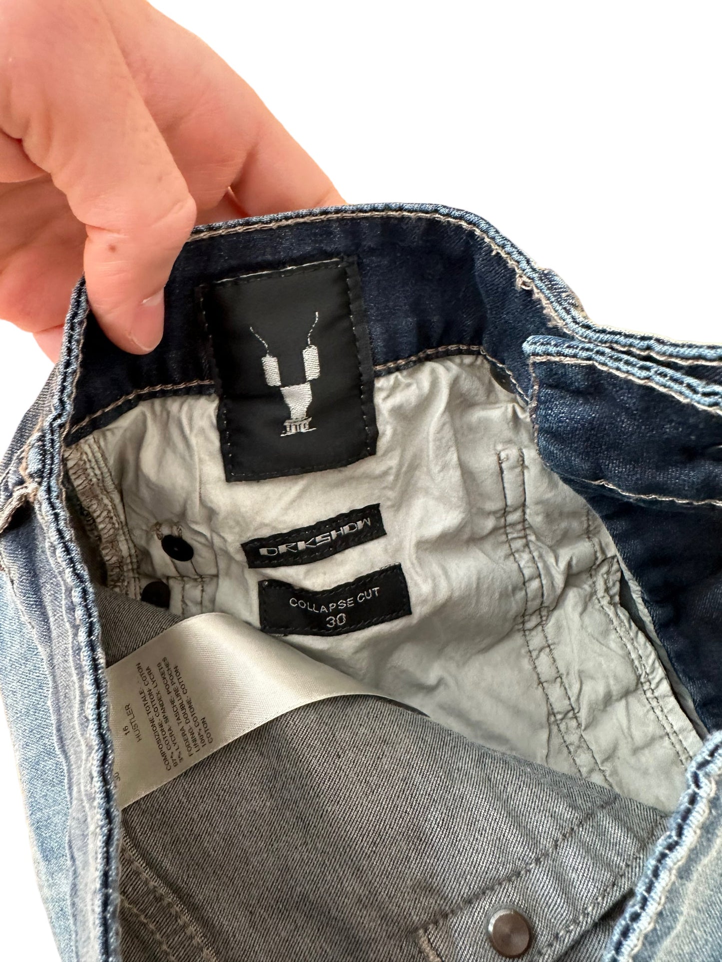 Hustler Collapse Cut Denim