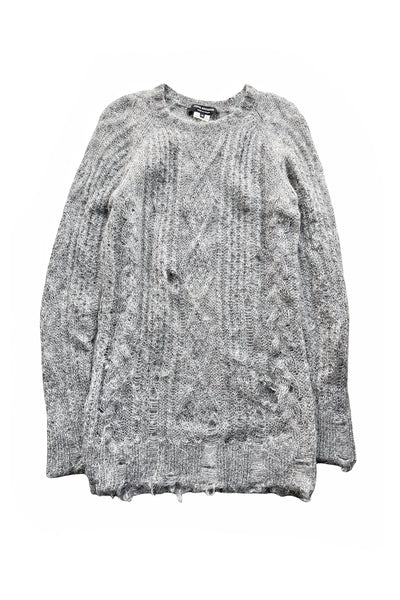 Oversized Destroyed Knit Sweater