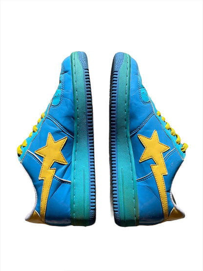 OG Blue Yellow Bapesta