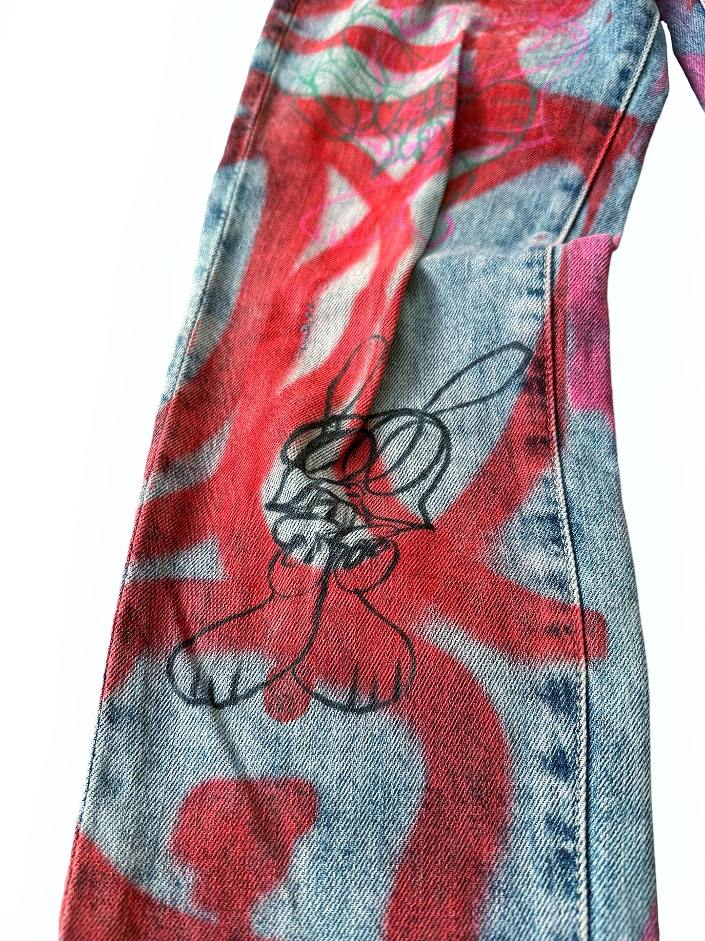 Skoloct 1/1 Graffiti Art Denim