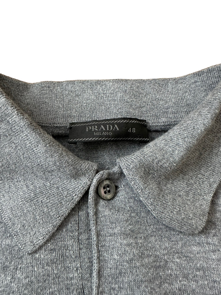 Knit Soft Grey Polo – Archive Reloaded