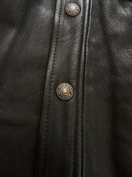 Deerskin Snap Button Leather Shirt