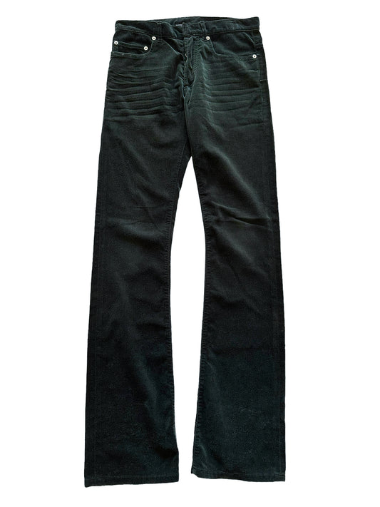 AW05 Hedi Velvet Flare Pants