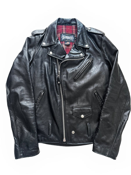 626 Cowhide Shine Leather Perfecto Biker Jacket