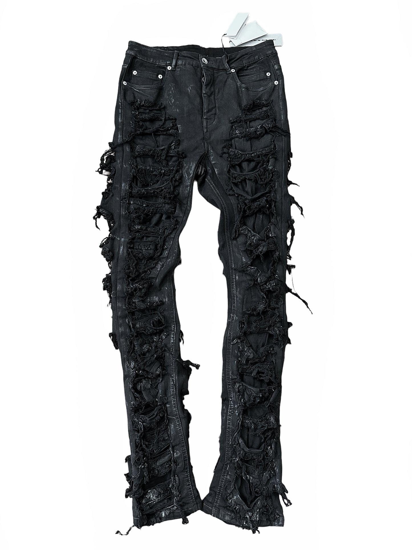 Destroyed Detroit Cut Layer Denim