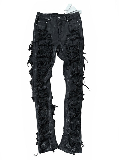 Destroyed Detroit Cut Layer Denim