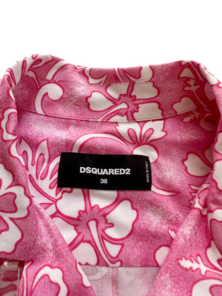 1150$ Ruffle Pink Hawaiian Shirt
