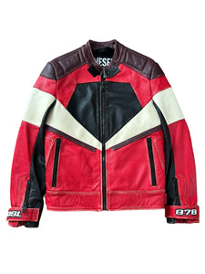 2022 L Team Distressed Leather Racer