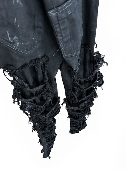 Destroyed Detroit Cut Layer Denim