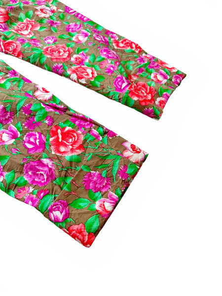 2001 Floral Flower Trousers