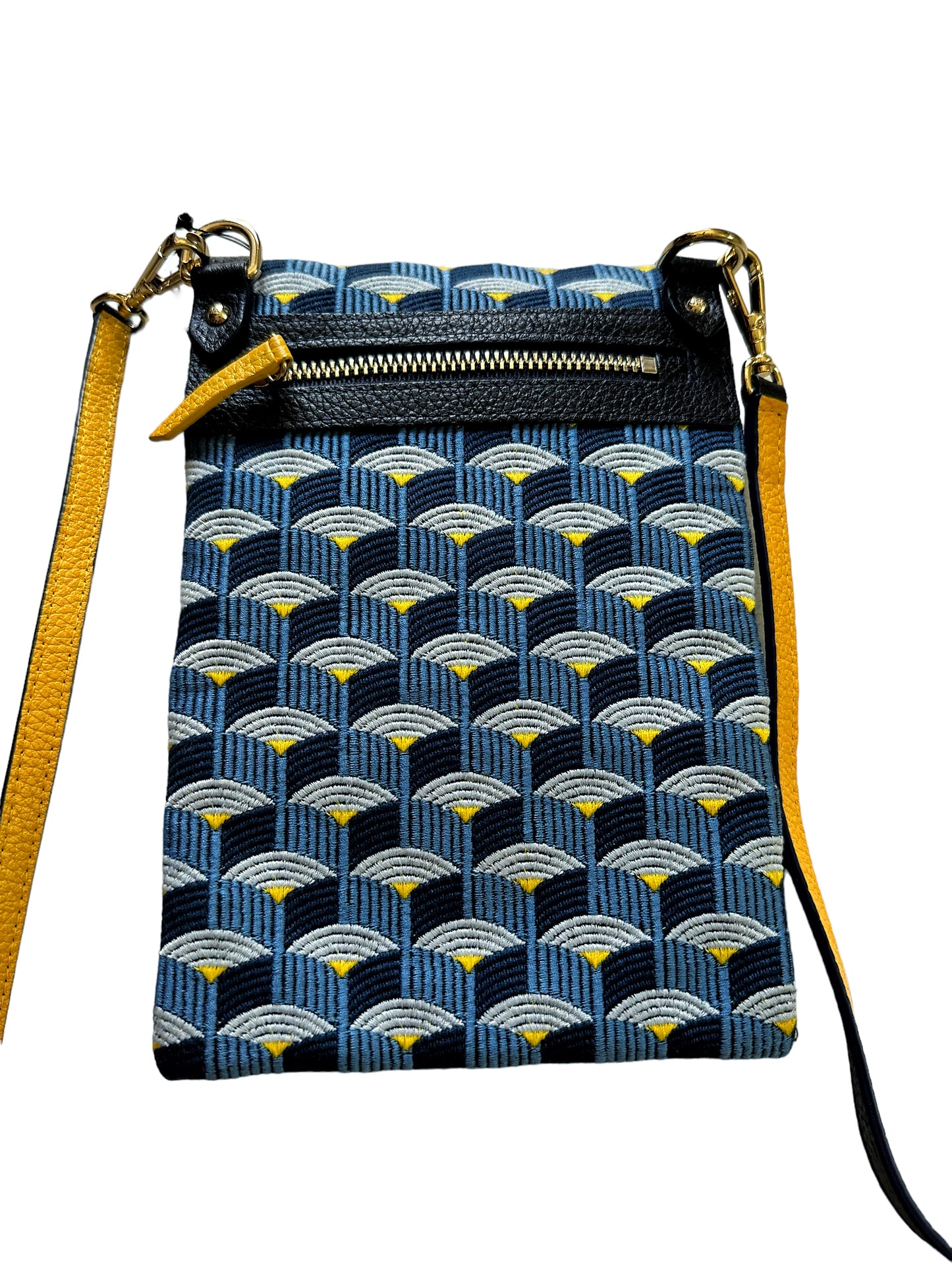 Call Me 12 Blue Saga Jacquard Pouch