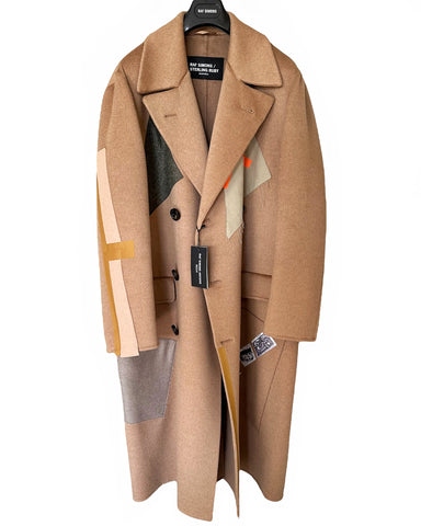 2014 Sterling Ruby Patchwork Camel Coat