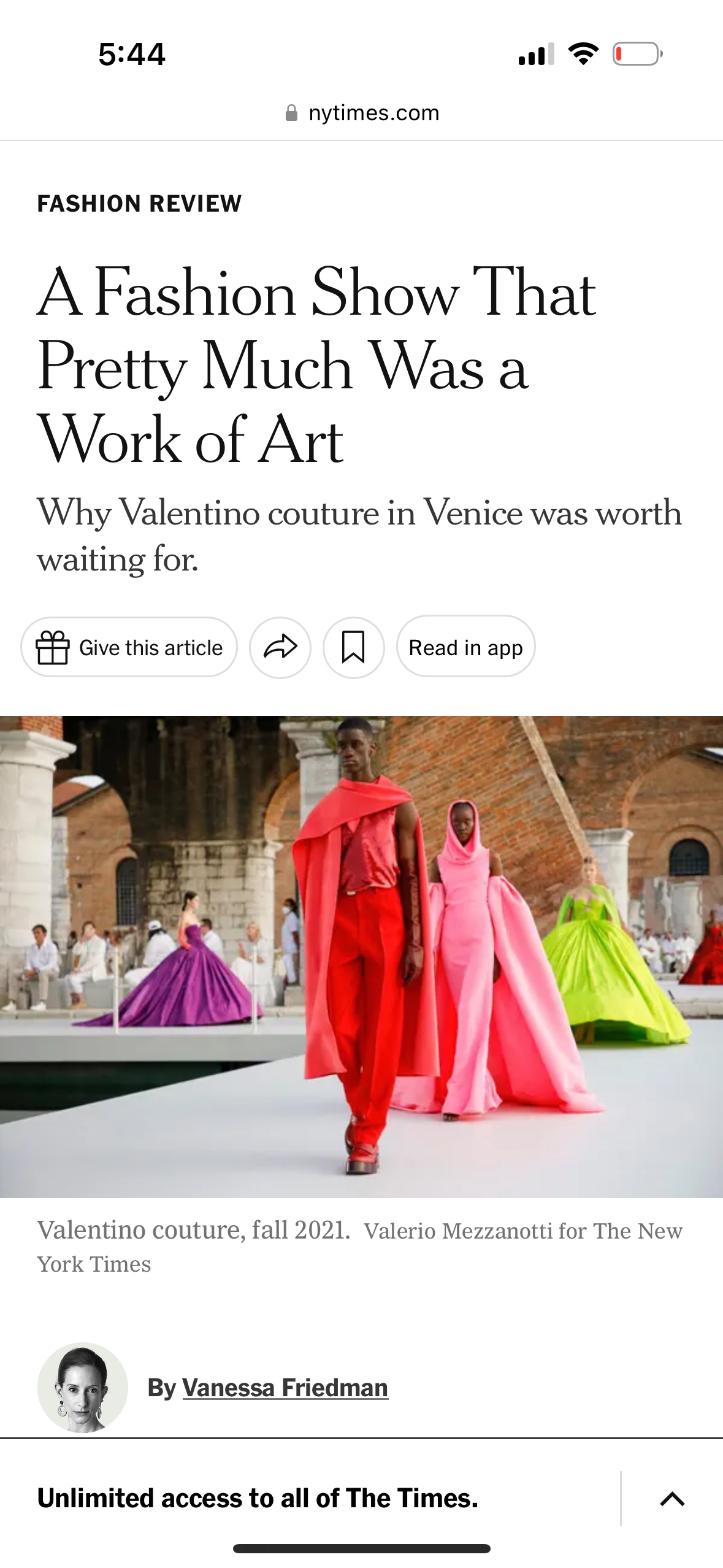 2021 Haute Couture Red Wool Slacks