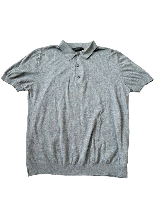 Knit Soft Grey Polo