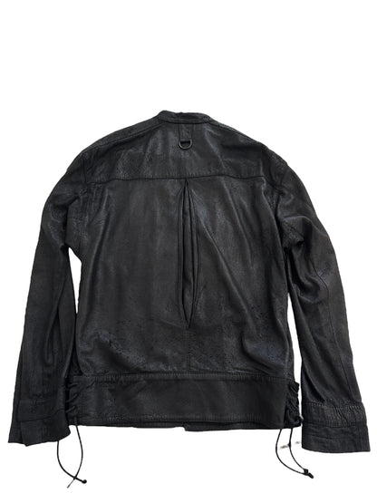 FW15 Blistered Leather Cargo Jacket