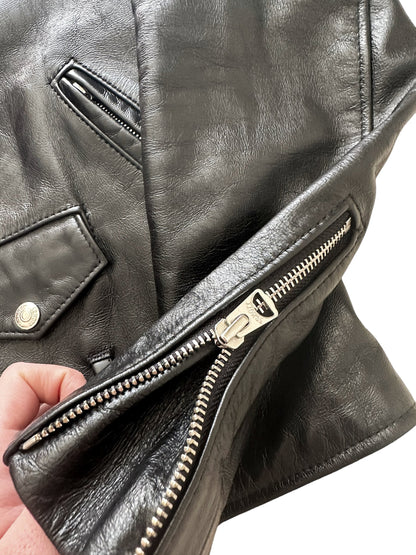 626 Cowhide Shine Leather Perfecto Biker Jacket