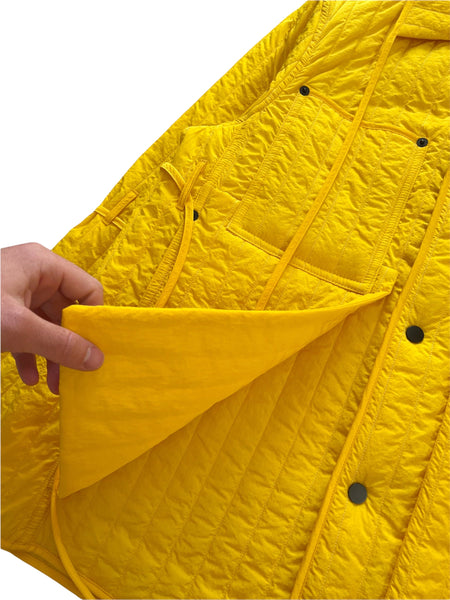 SS16 Yellow Quilted Work Jacket