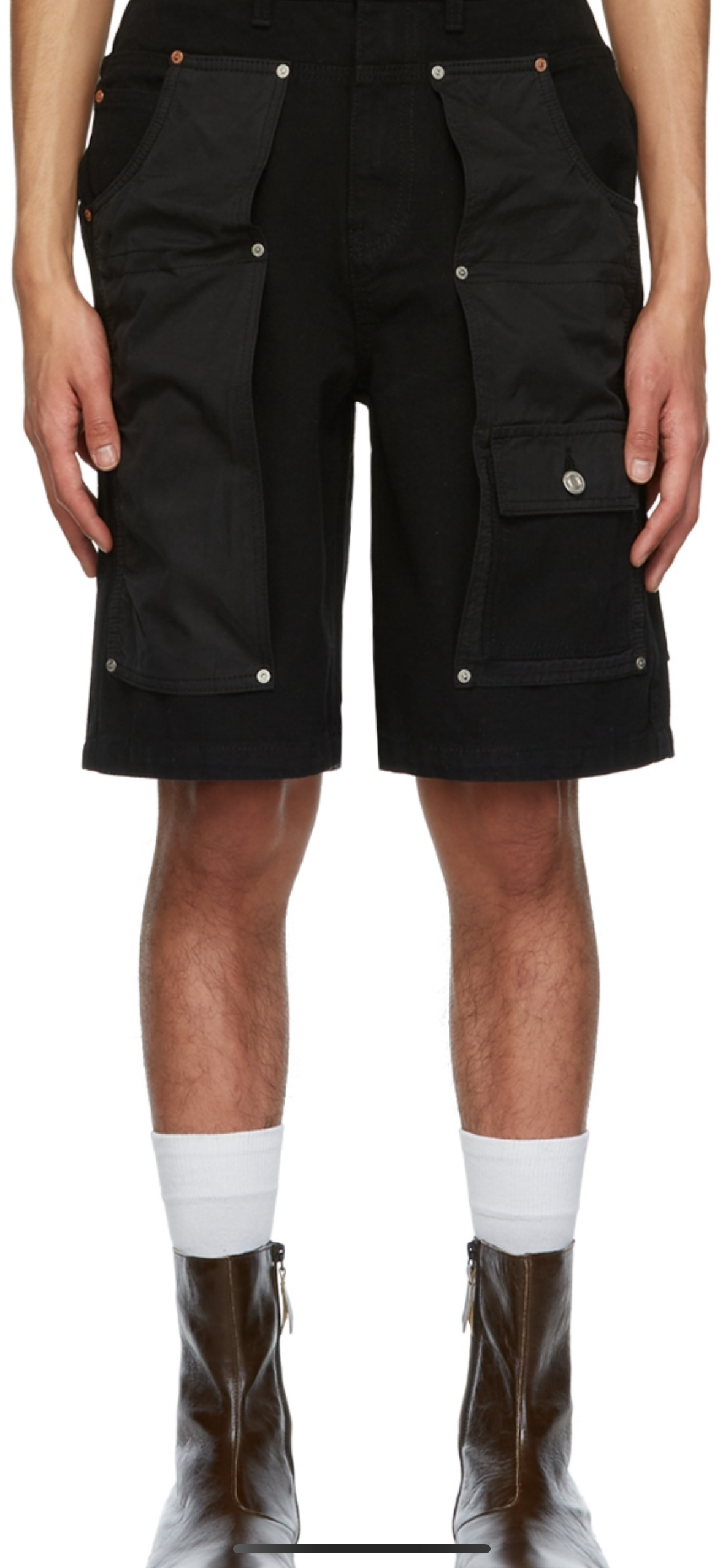 Namibia Carpenter Cargo Denim Shorts