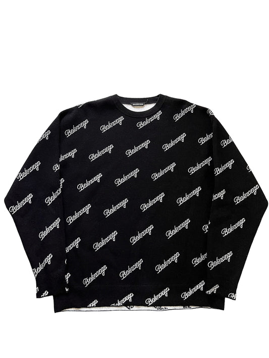 2020 Cursive Logo Sweater