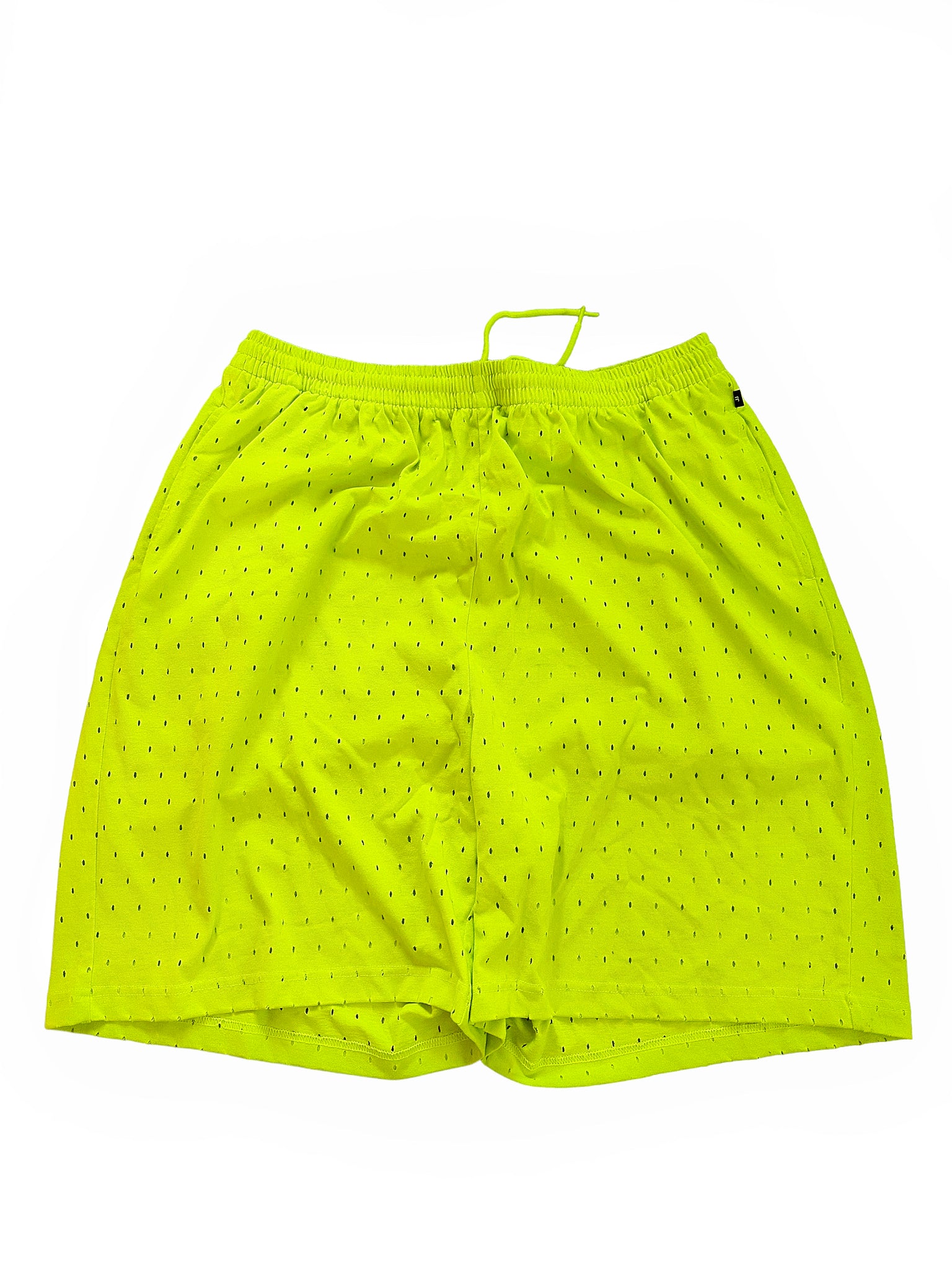 Fluo Cotton Cutout Mesh Shorts