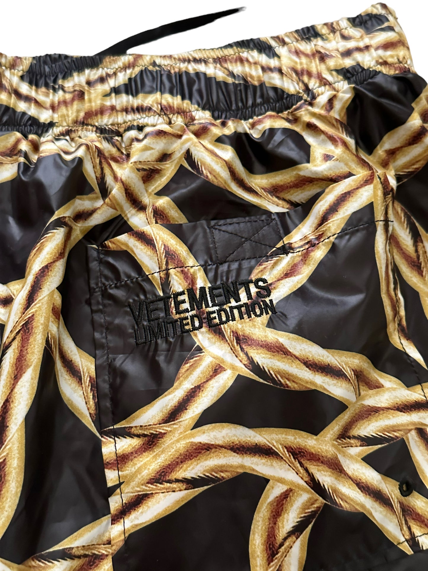 Gold Chain Swim Shorts