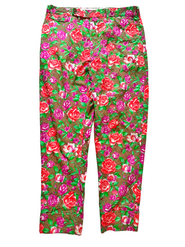 2001 Floral Flower Trousers