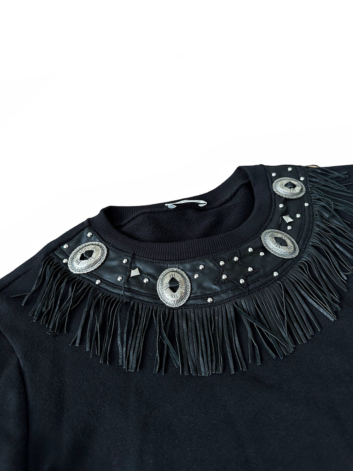 2014 Hedi Era Concho Mariachi Fringe Crewneck