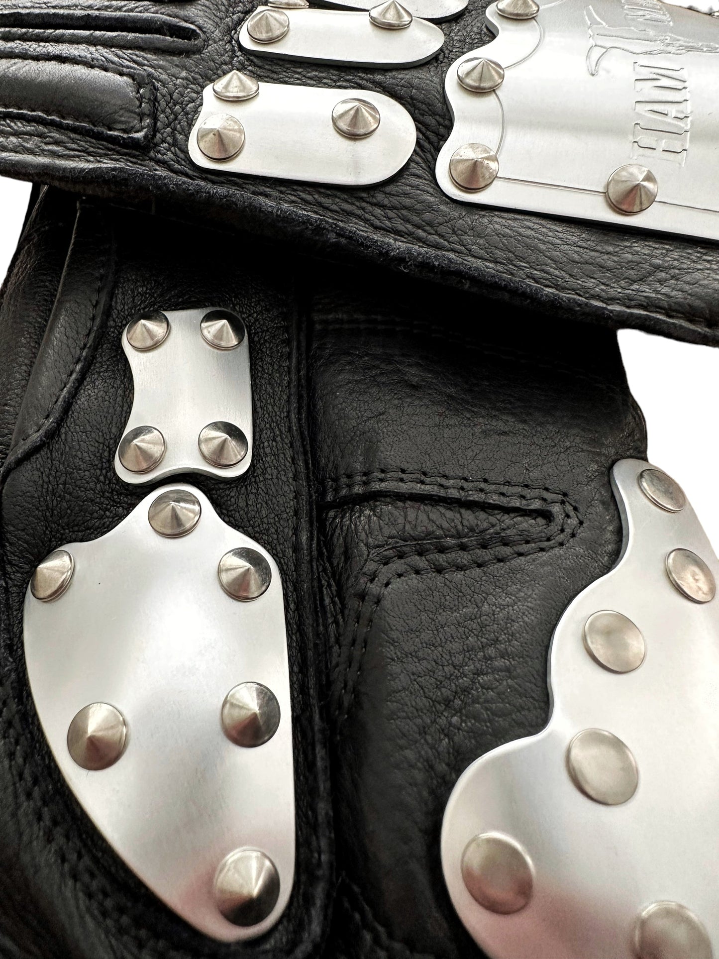 “HAMMER” Armor Stud Leather Glove