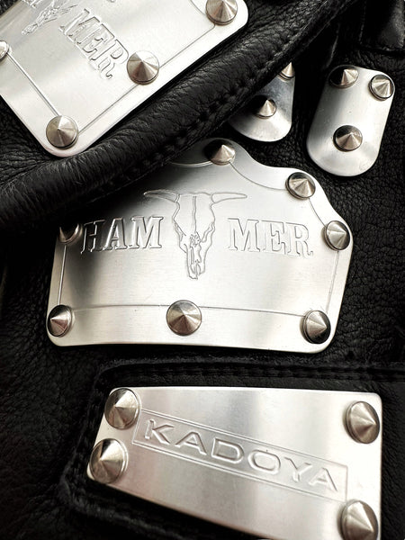 “HAMMER” Armor Stud Leather Glove