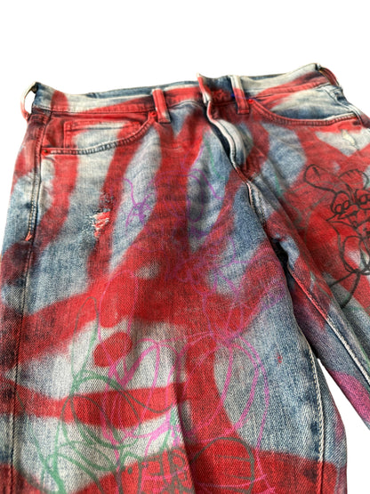 Skoloct 1/1 Graffiti Art Denim